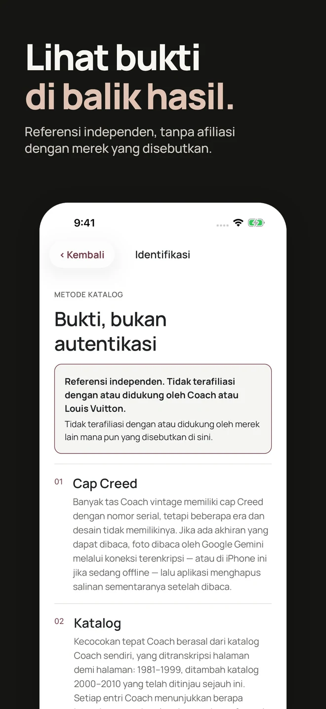 Lihat bukti di balik hasil. Referensi independen, tanpa afiliasi dengan merek yang disebutkan.