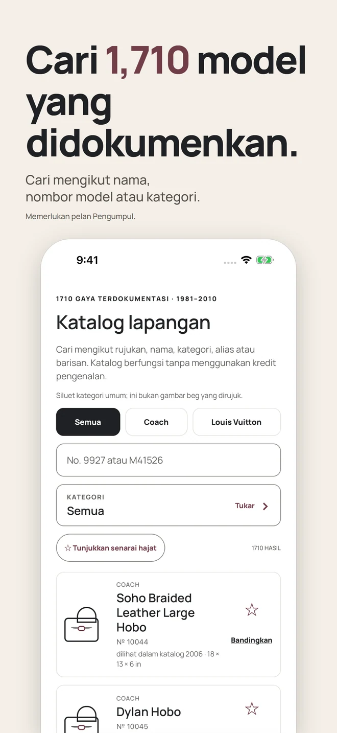 Cari 1,710 model yang didokumenkan. Cari mengikut nama, nombor model atau kategori. Memerlukan pelan Pengumpul.