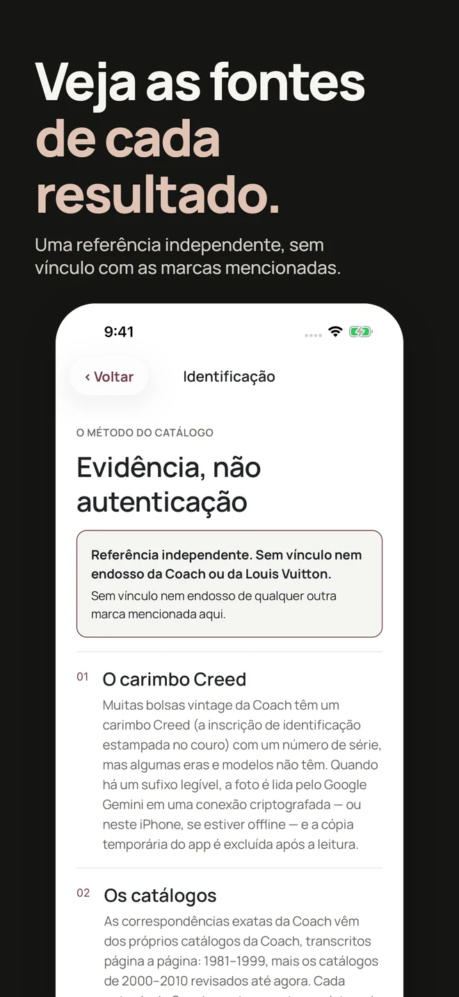 Veja as fontes de cada resultado. Uma referência independente, sem vínculo com as marcas mencionadas.